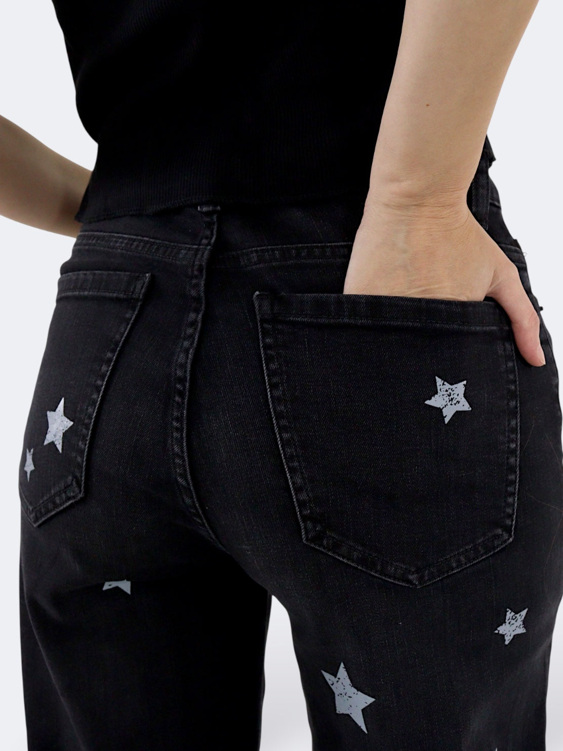 Jeans Wide Leg-Tiro Alto
