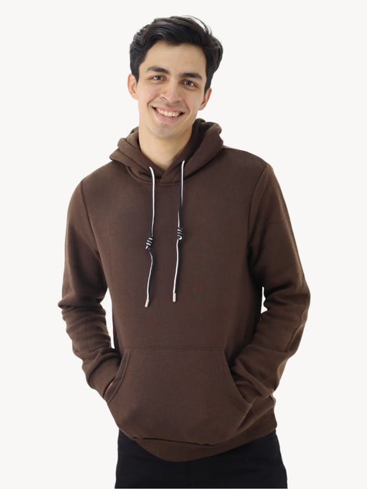 Hoodie unisex café