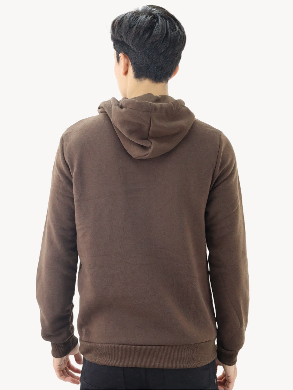 Hoodie unisex café