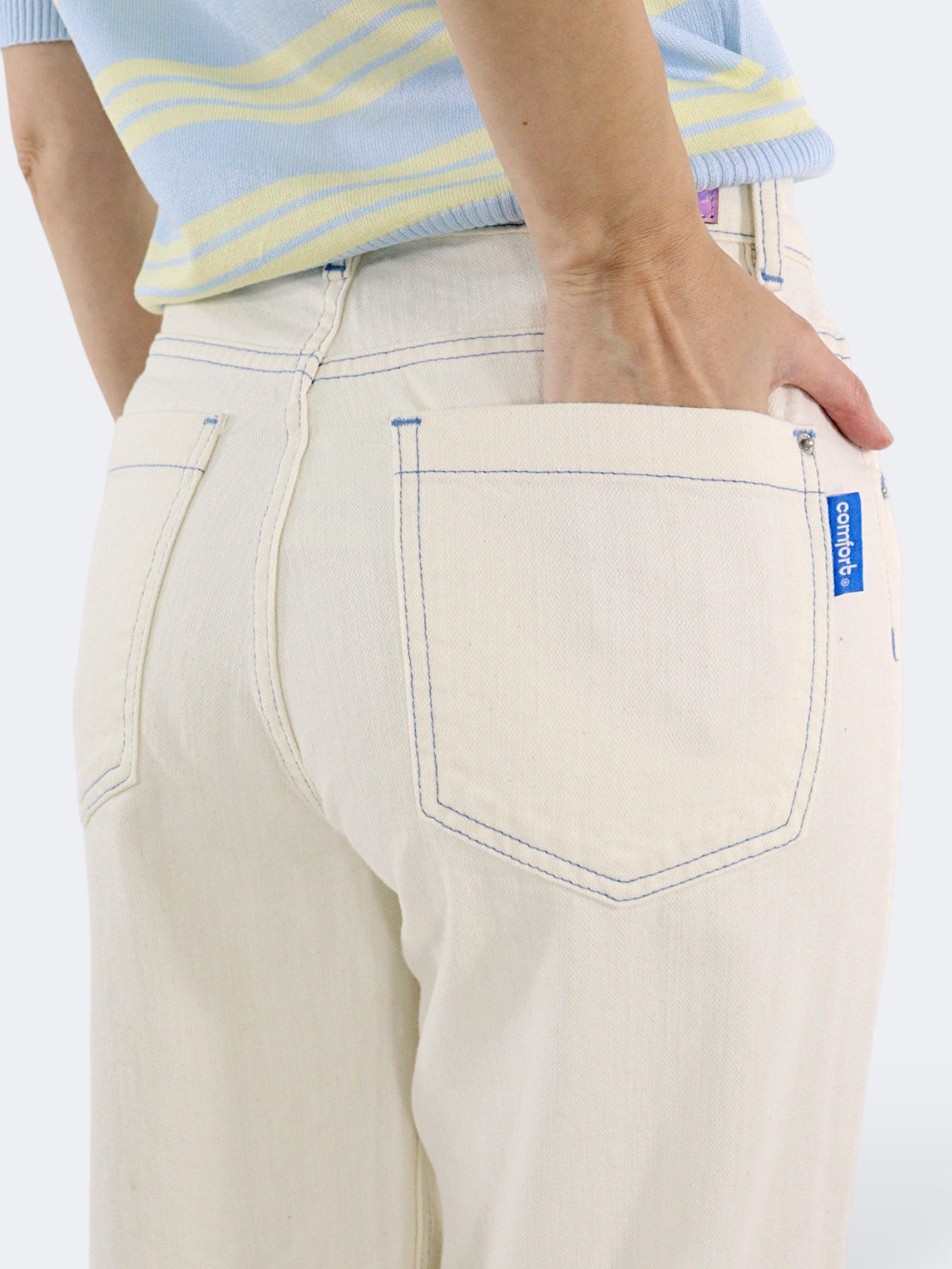 Jeans Wide-Tiro Alto