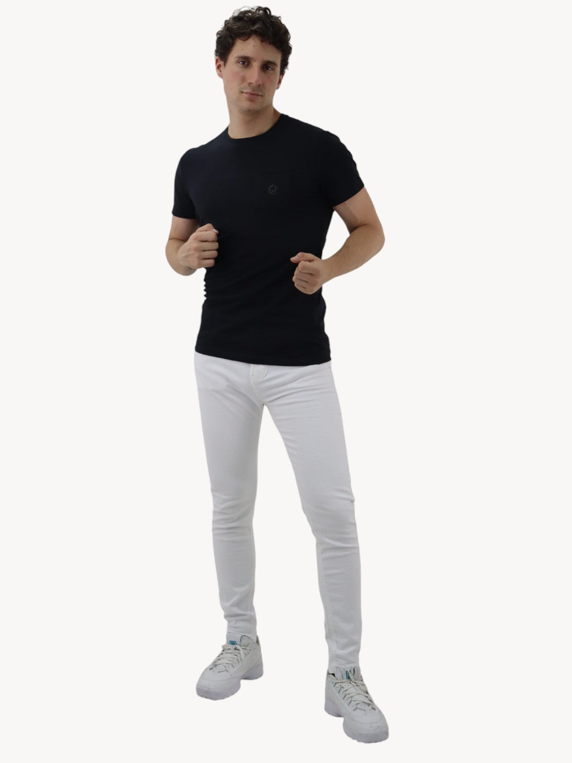 Jeans skinny blanco