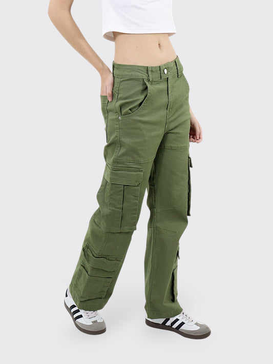 Pantalón Wide-Tiro Alto