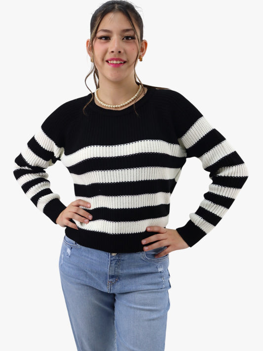 Suéter a rayas