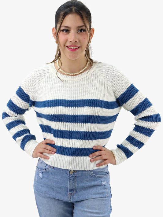 Suéter a rayas