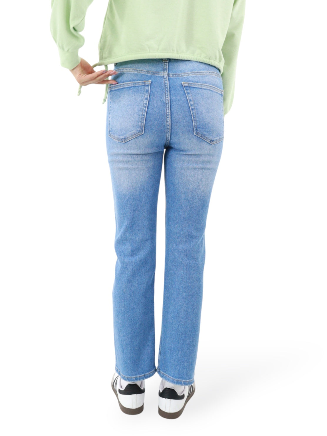 Jeans Recto-Tiro Alto