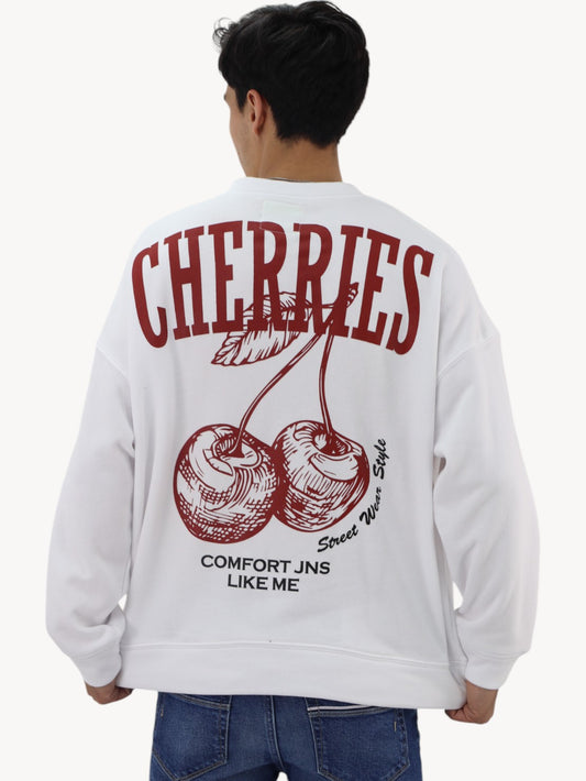 Sudadera oversize con estampado