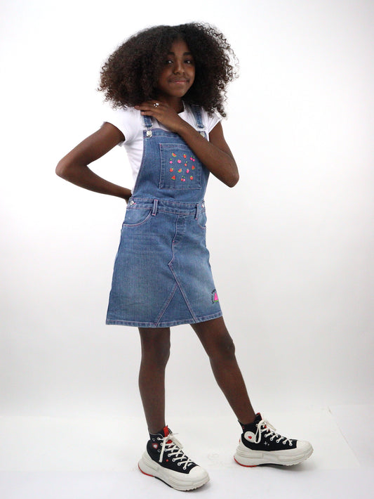 Falda peto edición especial con print de frutas