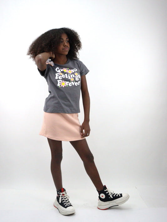 Conjunto de falda short/blusa