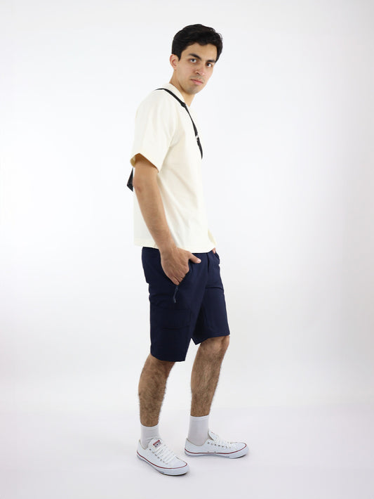 Bermuda cargo azul marino