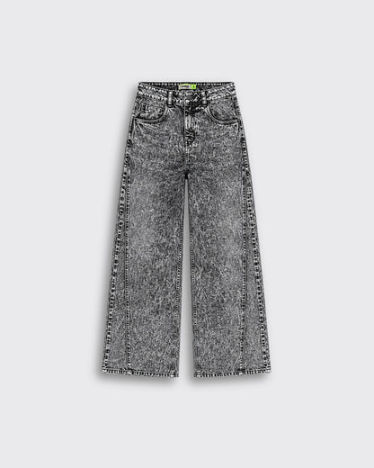 Jeans Wide-Tiro Alto