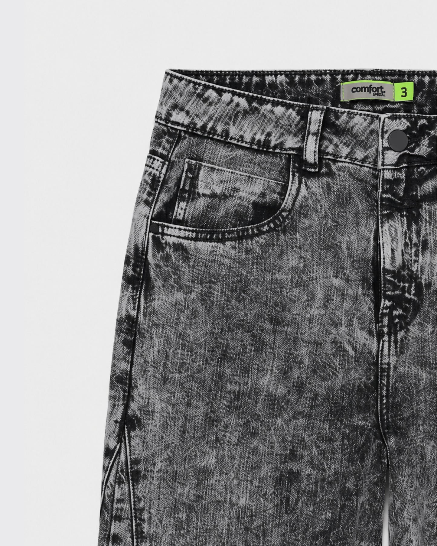 Jeans Wide-Tiro Alto