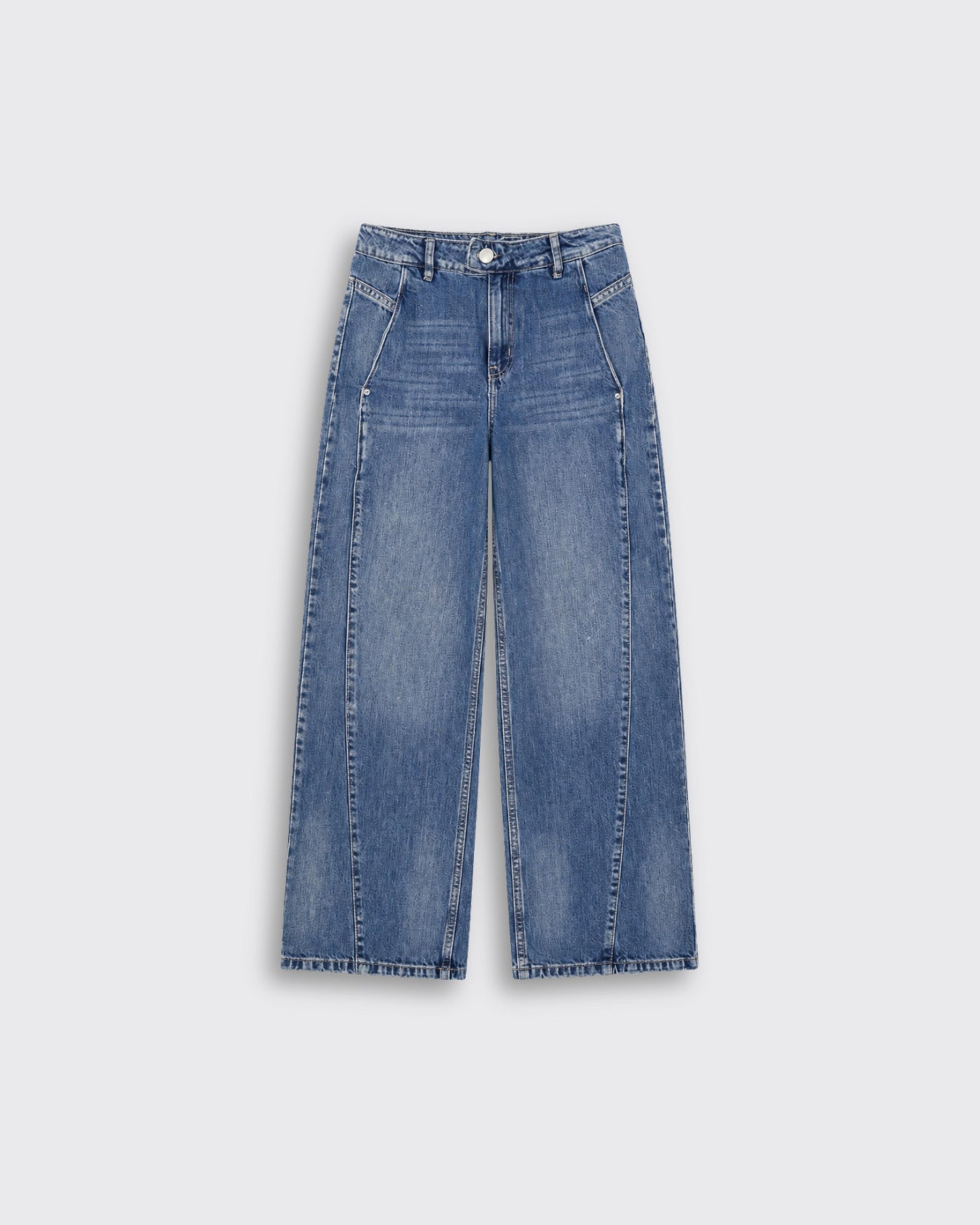 Jeans Wide-Tiro Alto