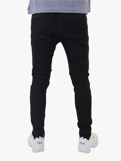 Jeans skinny negro jaspeado (NUEVA TEMPORADA)