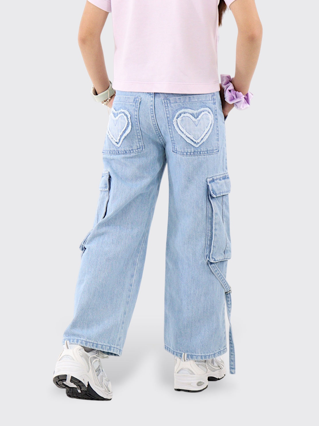 Jeans Wide Leg Cargo