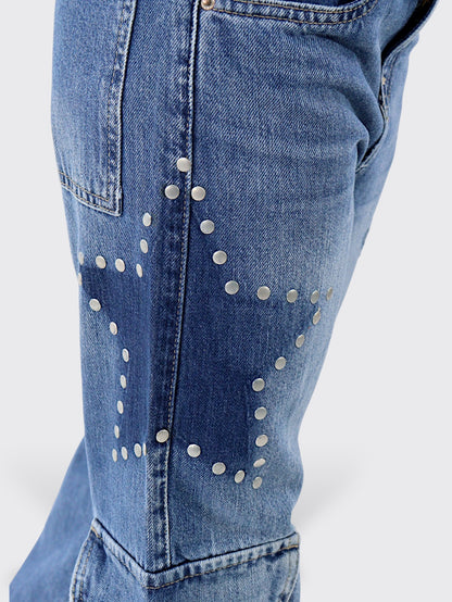 Jeans Wide Leg Cargo