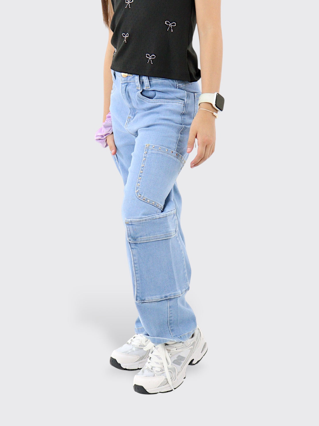 Jeans Wide Leg Cargo