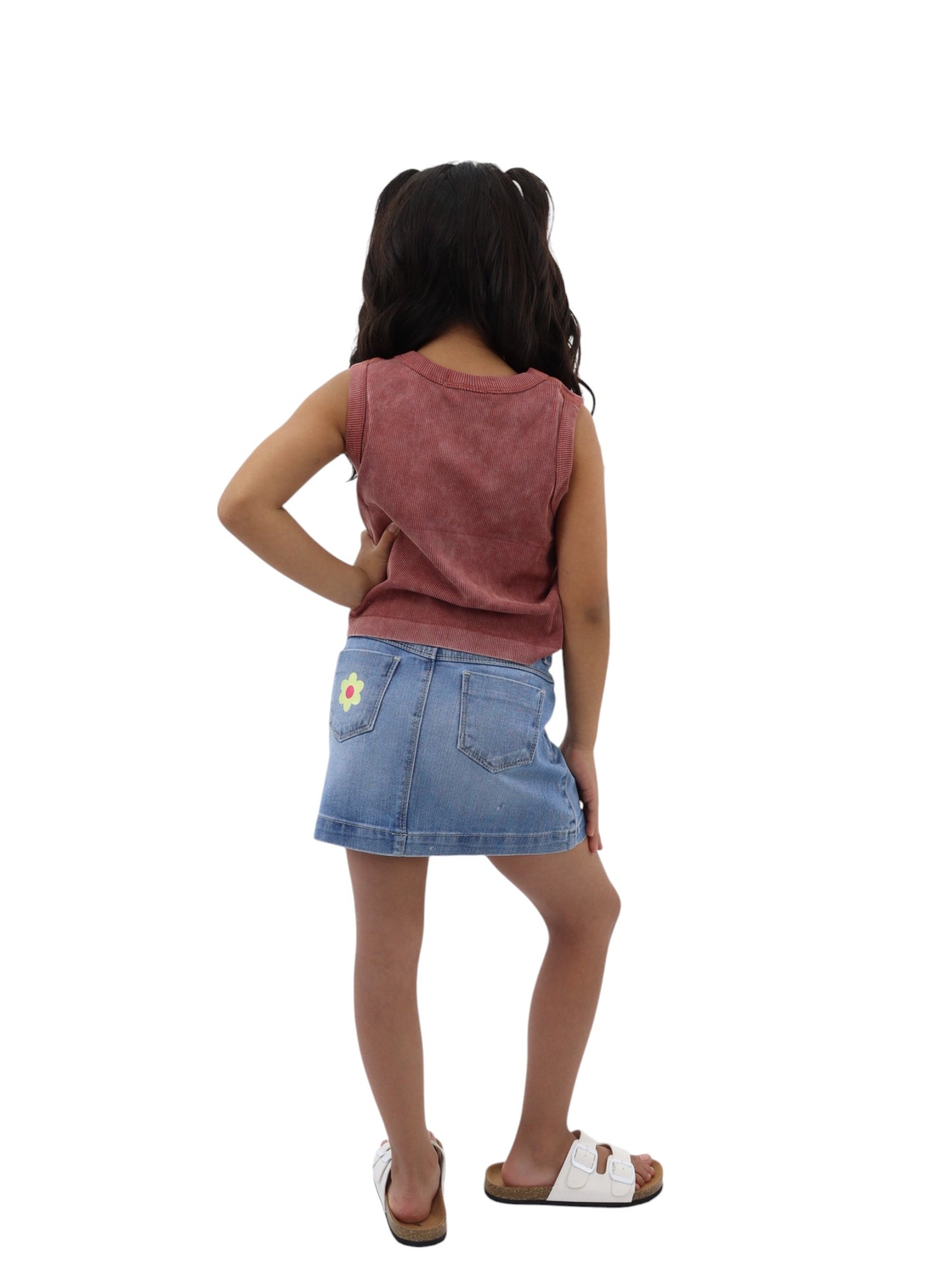 Falda denim