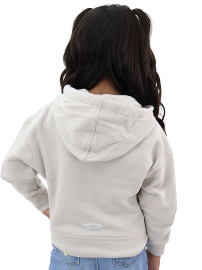 Sudadera beige con jaretas de osos