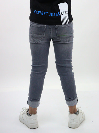 Jeans skinny de color gris oscuro (NUEVA TEMPORADA)