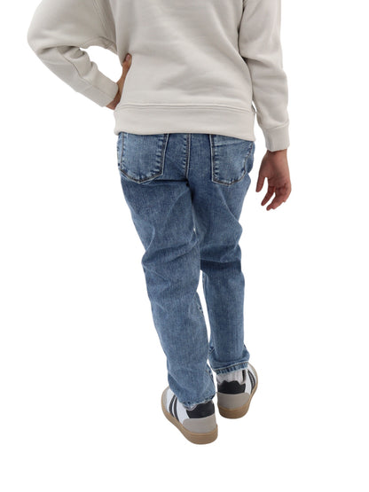 Sudadera beige con diseño de perro
