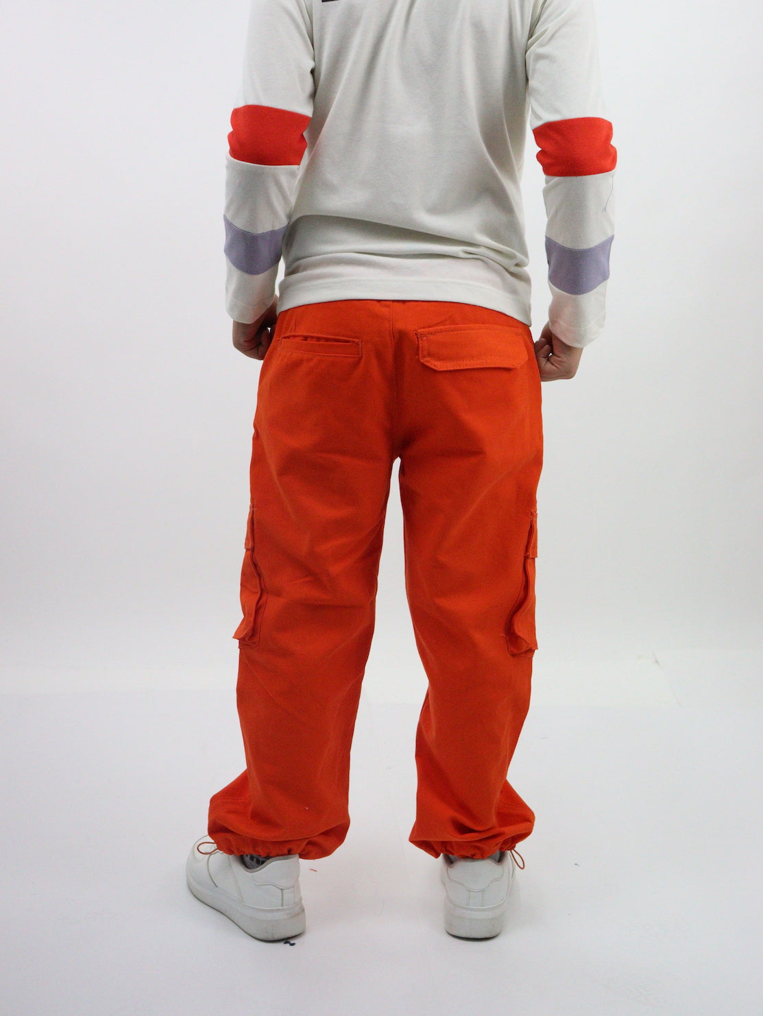 Pantalón parachute de color naranja (NUEVA TEMPORADA)