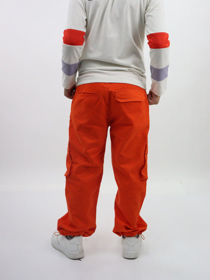 Pantalón parachute de color naranja (NUEVA TEMPORADA)