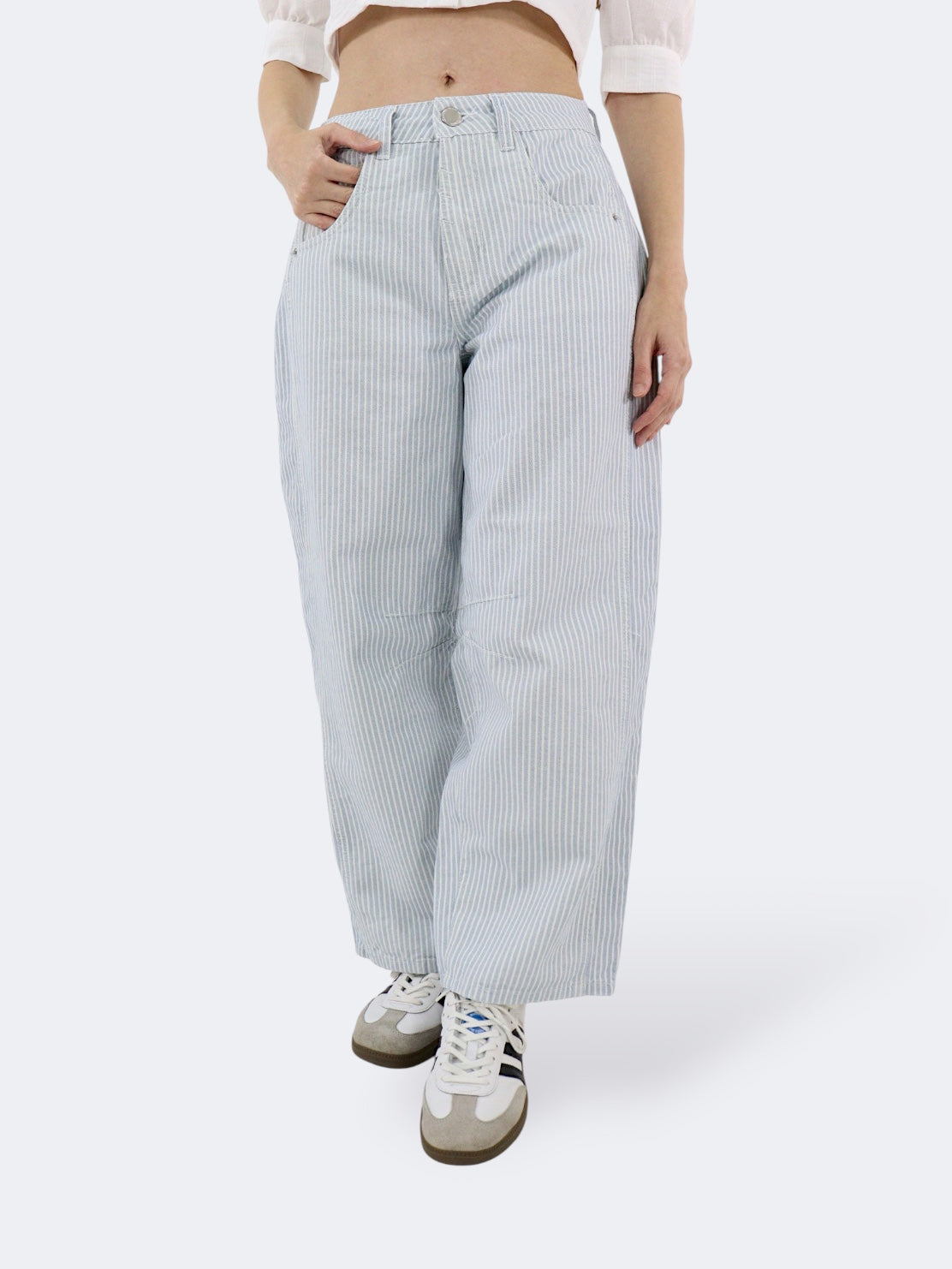 Jeans Barrel-Tiro Alto