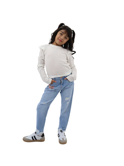 Jeans mom clasic