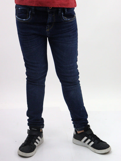 Jeans skinny de color azul oscuro