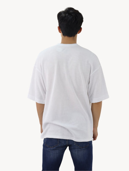 Playera oversize de color blanco (NUEVA TEMPORADA)