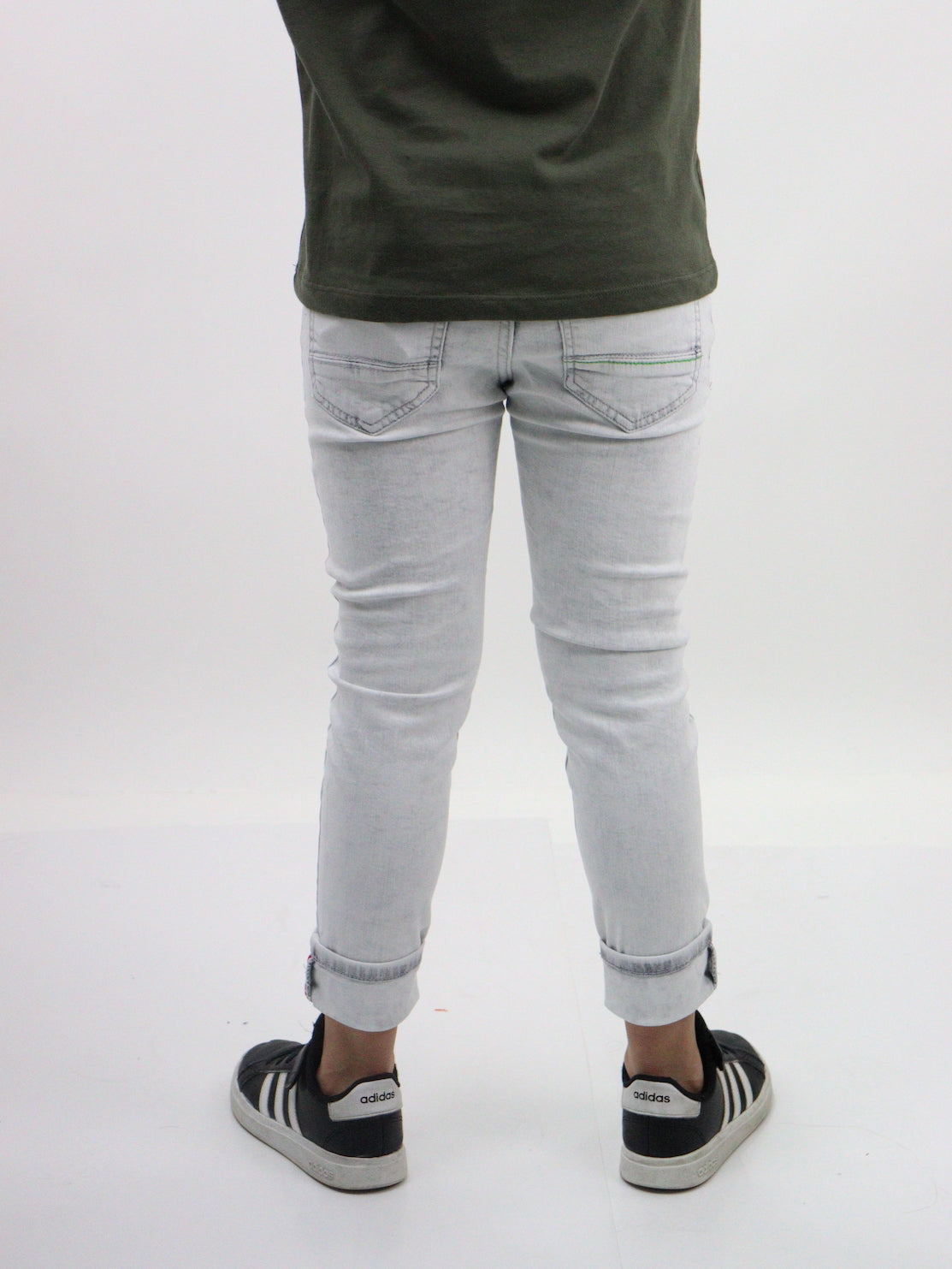 Jeans skinny de color gris claro con snow (NUEVA TEMPORADA)