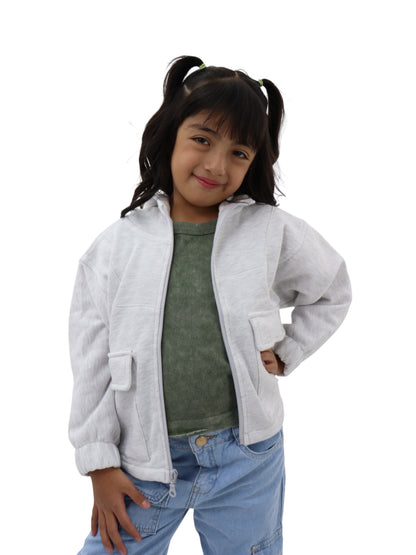 Sudadera gris jaspe