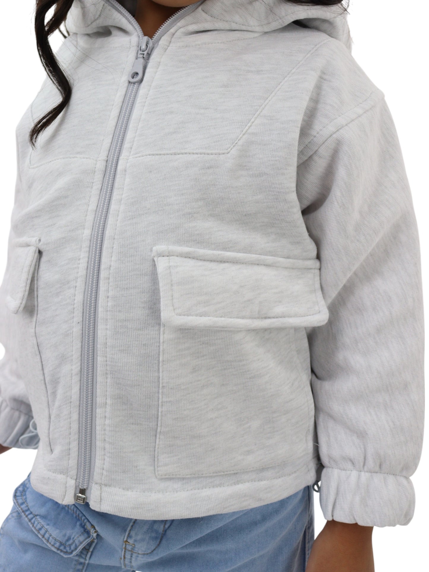Sudadera gris jaspe