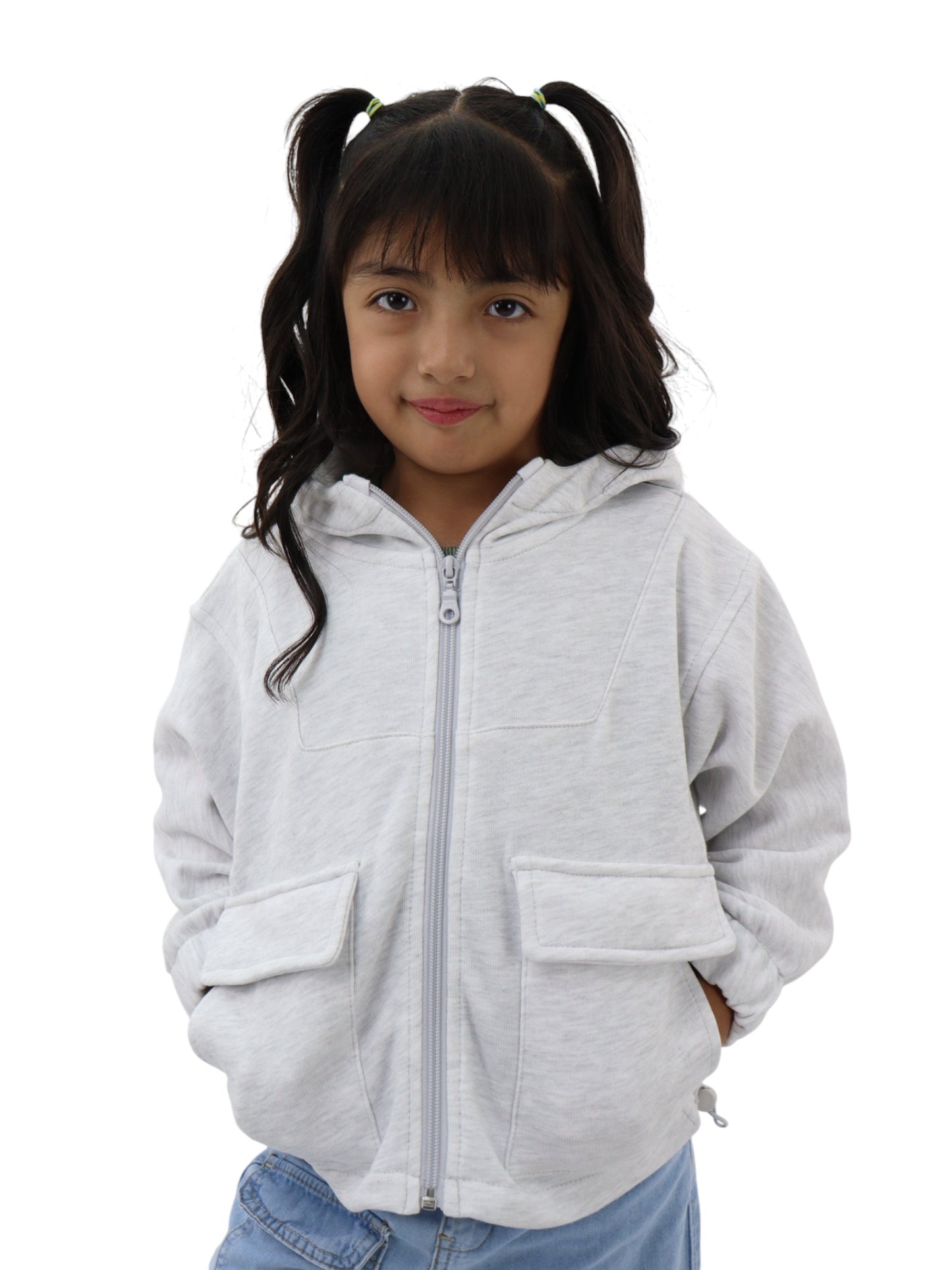 Sudadera gris jaspe