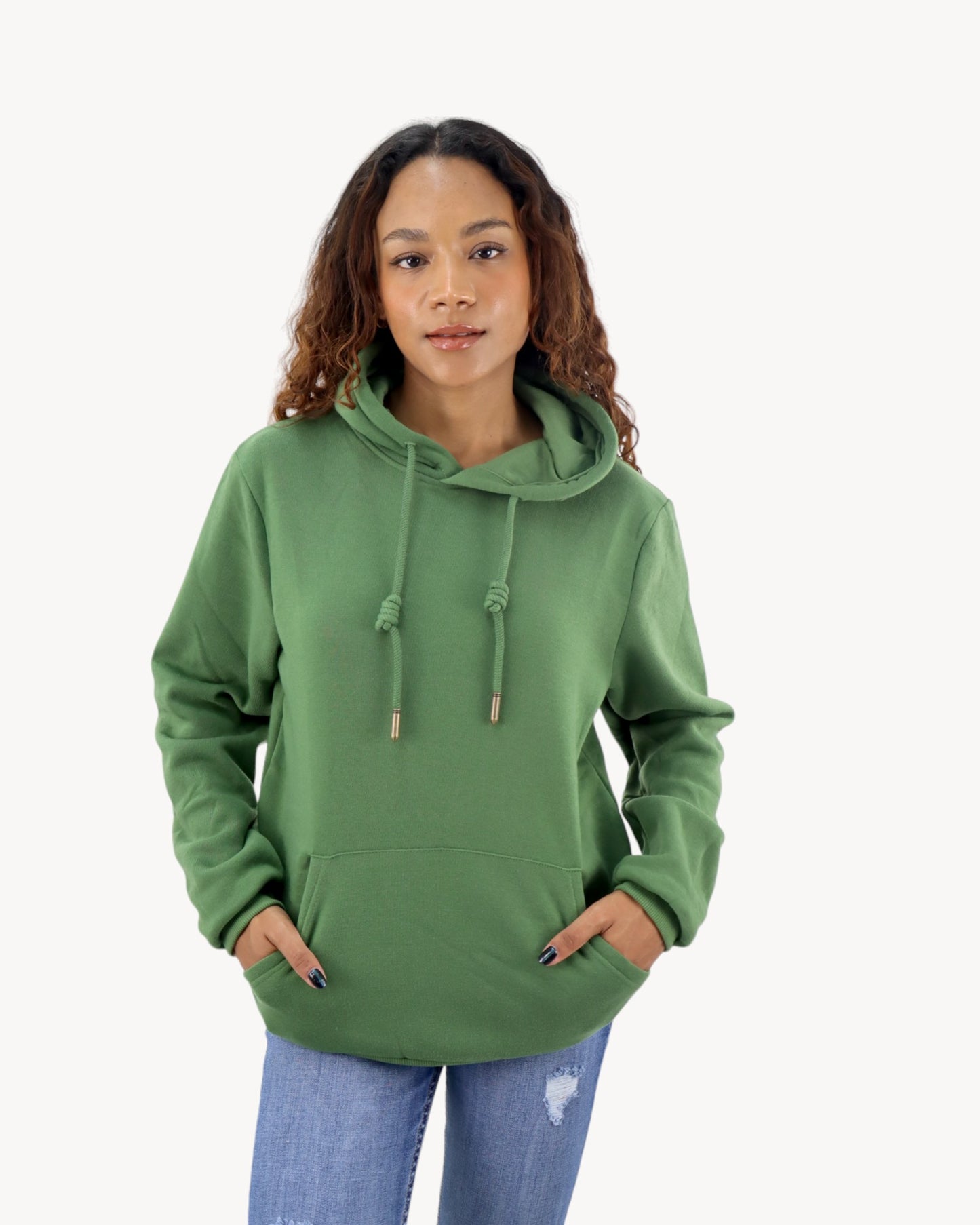 Hoodie unisex verde militar (NUEVA TEMPORADA)