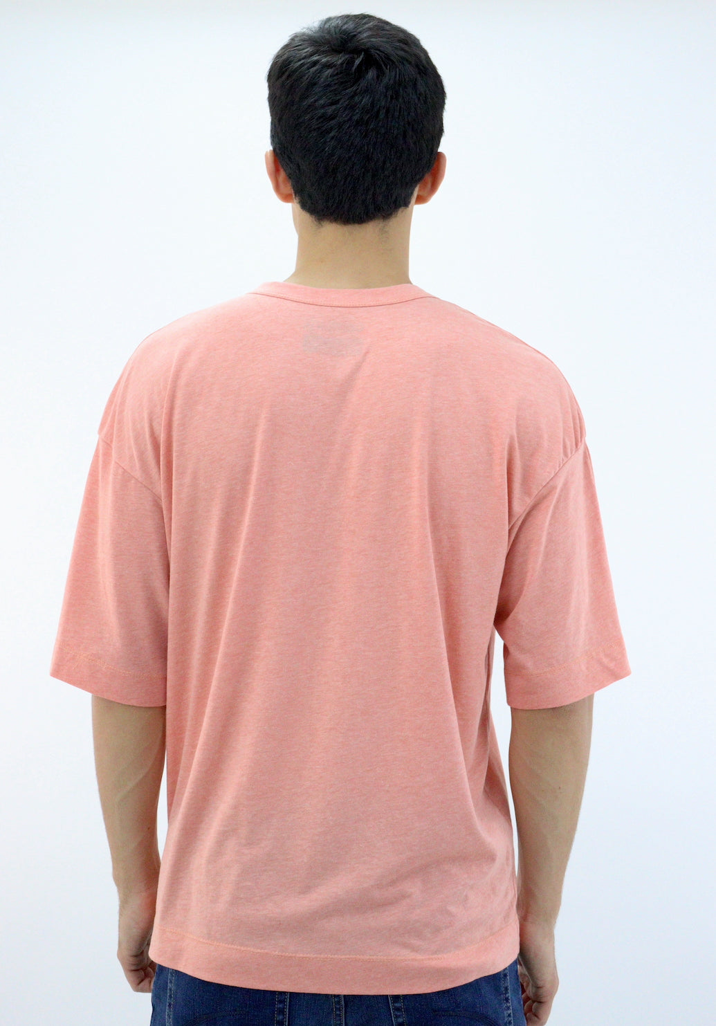 Playera oversize de color naranja