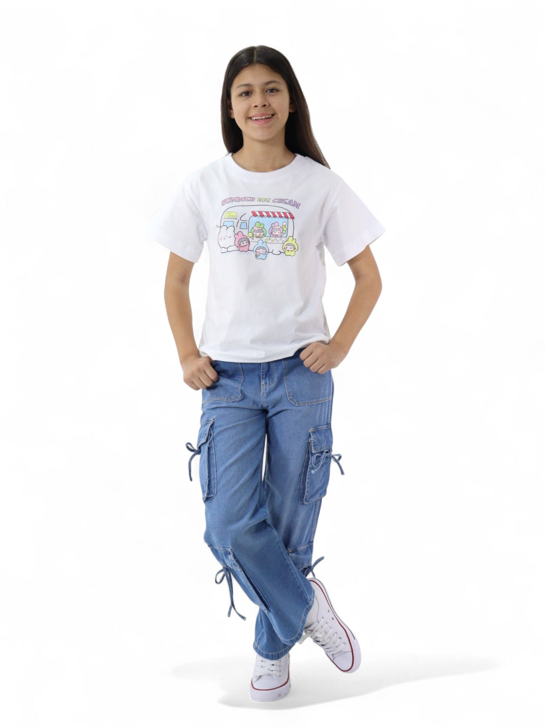 Jeans Cargo Wide Leg