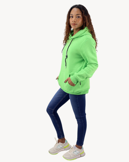 Hoodie unisex verde neón (NUEVA TEMPORADA)