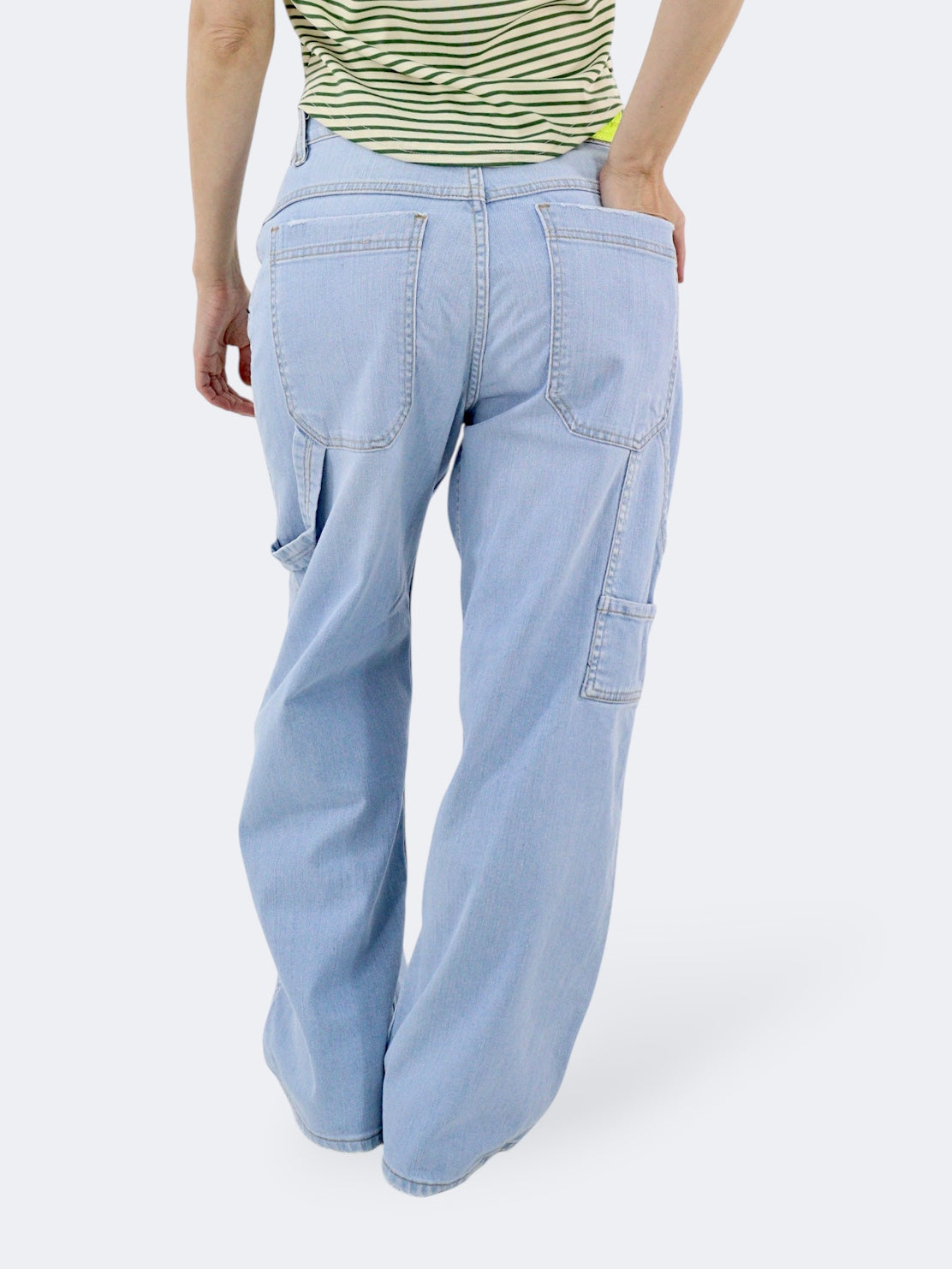 Jeans Baggy-Tiro Alto