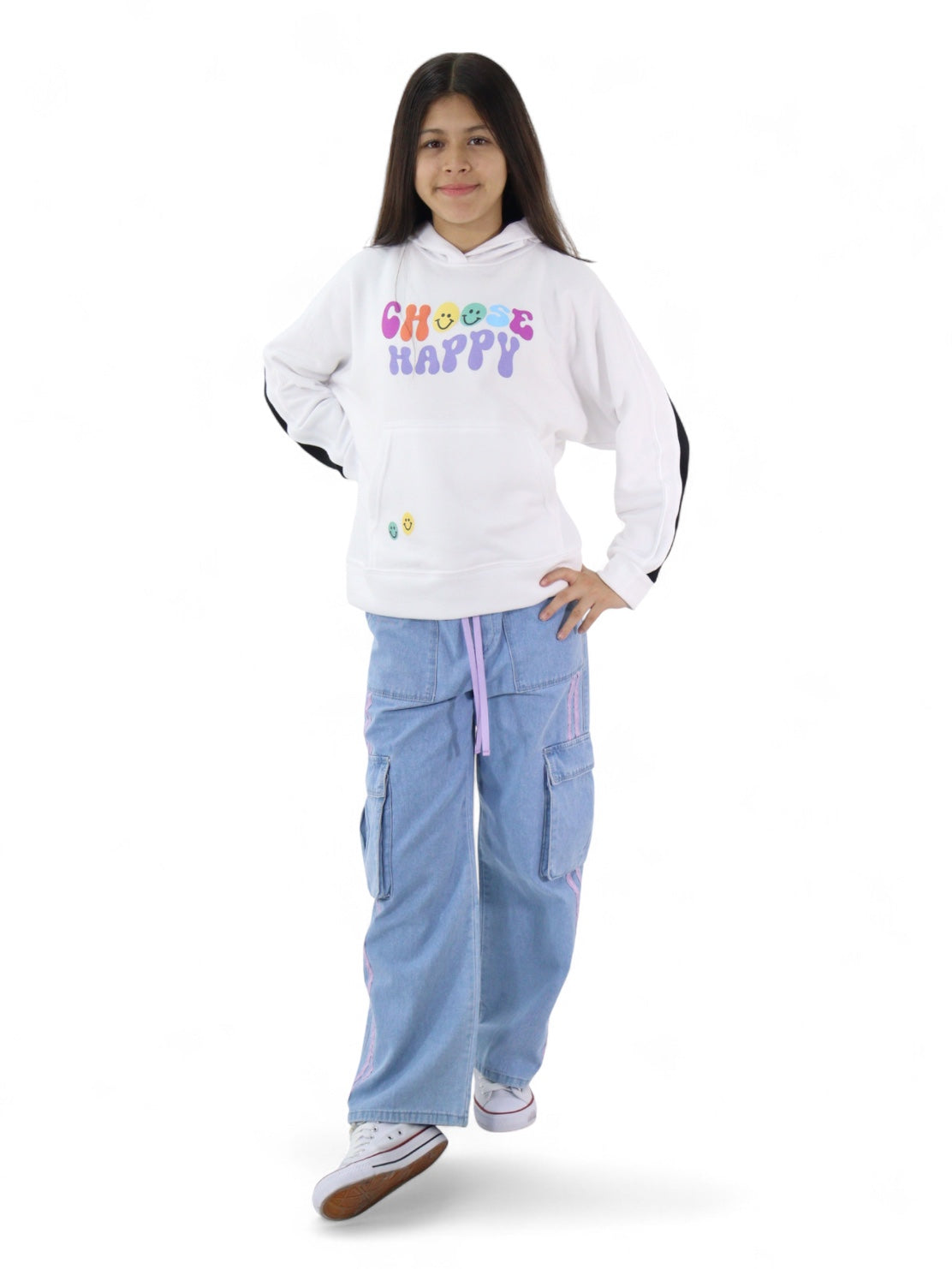 Jeans Cargo Wide Leg