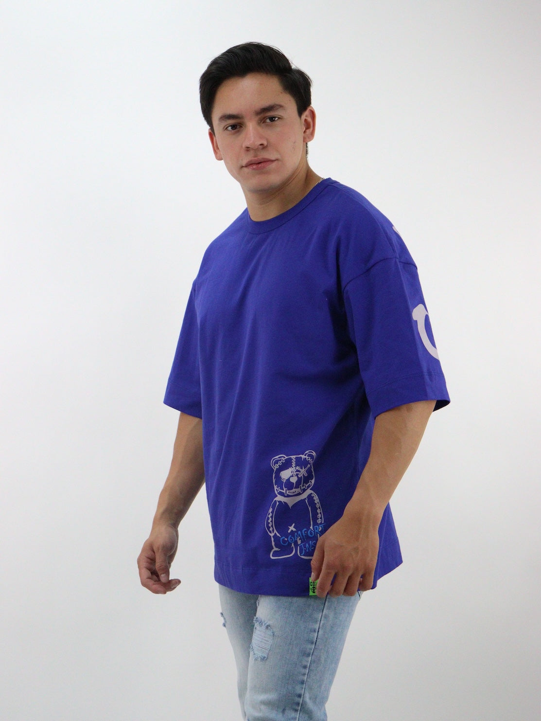 Playera oversize de color azul rey (NUEVA TEMPORADA)