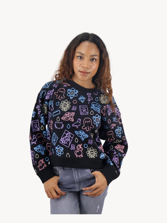 Sudadera cerrada con print (NUEVA TEMPORADA)