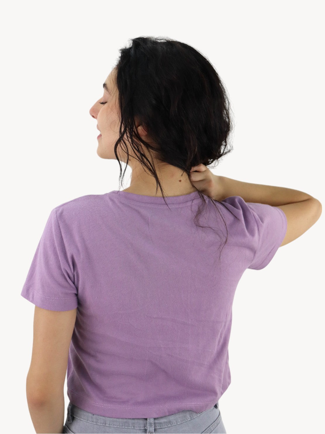 Playera slim size de color lila (NUEVA TEMPORADA)