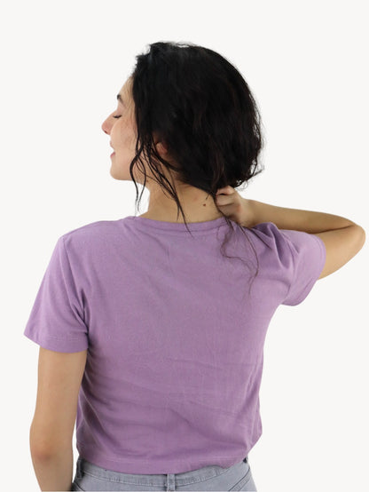 Playera slim size de color lila (NUEVA TEMPORADA)