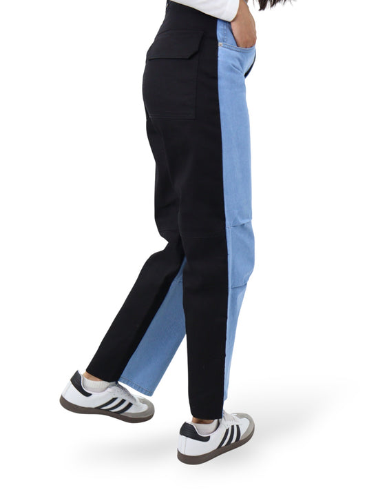 Jeans Baggy Bicolor