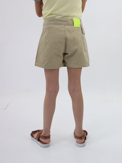 Short falda cargo de color khaki (NUEVA TEMPORADA)