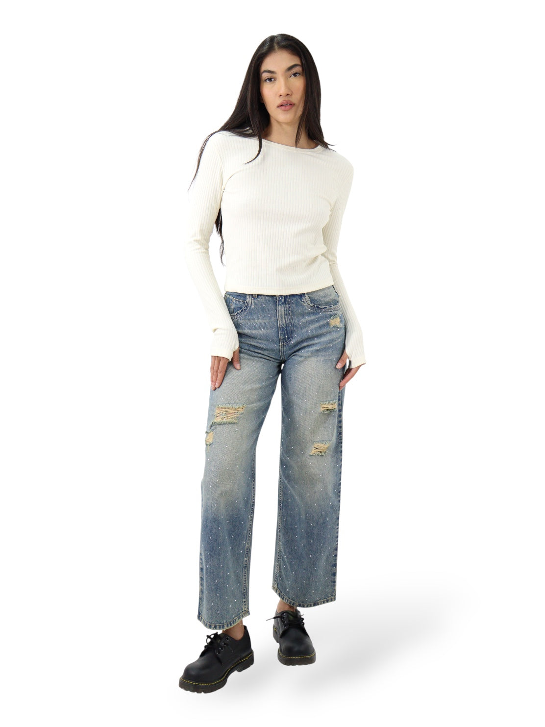 Jeans Baggy Brillos