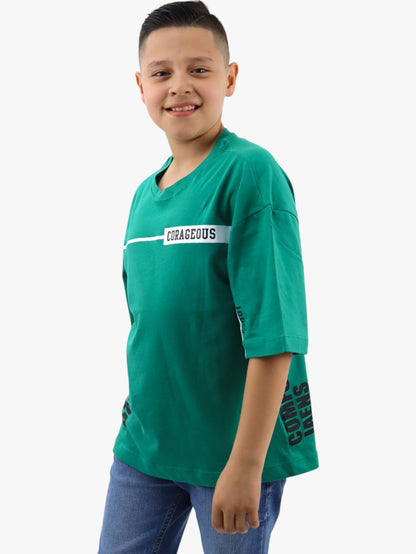 Playera oversize de color verde (NUEVA TEMPORADA)