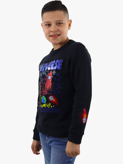 Sudadera cerrada con estampado espacial (NUEVA TEMPORADA)