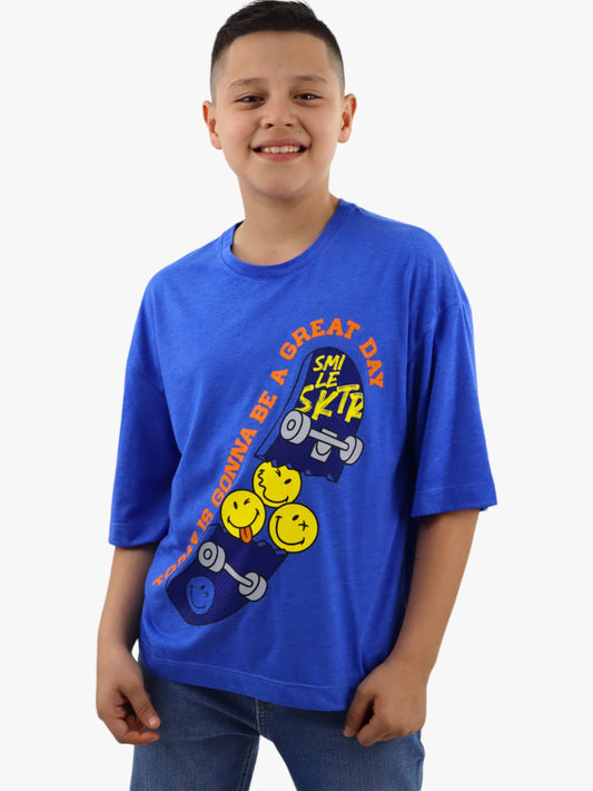 Playera oversize smiley (NUEVA TEMPORADA)